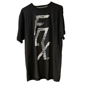 Men’s Fox Active Tech Black Graphic Tee Size L
